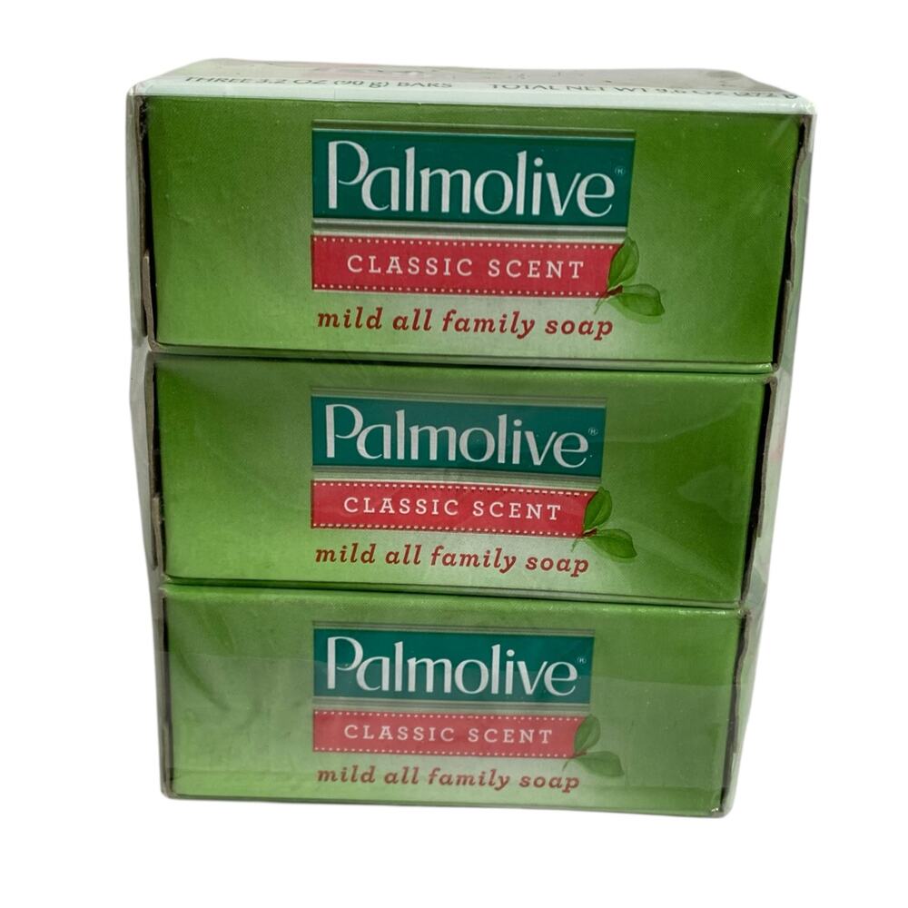 Palmolive 3 Pack Bar Soap Mild All Family 3.2oz. ea. Classic Scent NIB Sealed - Picture 4 of 8